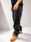 Jeans Baggy Black Washed