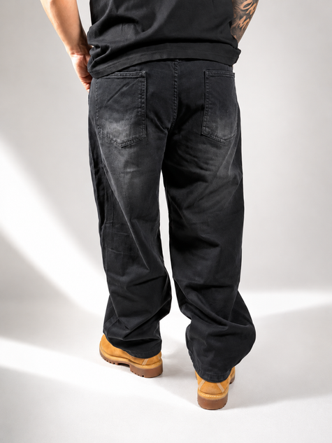 Jeans Baggy Black Washed