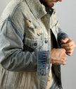 Giacca Denim Distressed