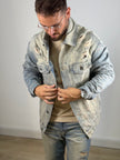 Giacca Denim Distressed