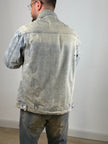 Giacca Denim Distressed